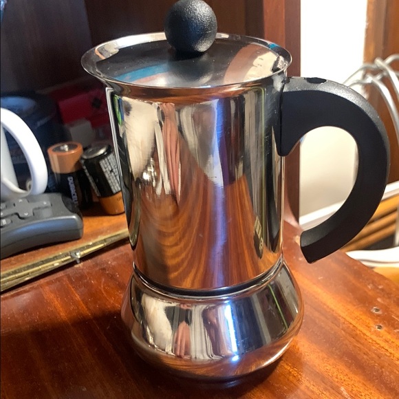 Vev Vigano Other - BNWOT ITALT VEV VIGANO  CARIOCA NERO 3 ITALIAN ESPRESSO STOVETOP COFFEE NAKER